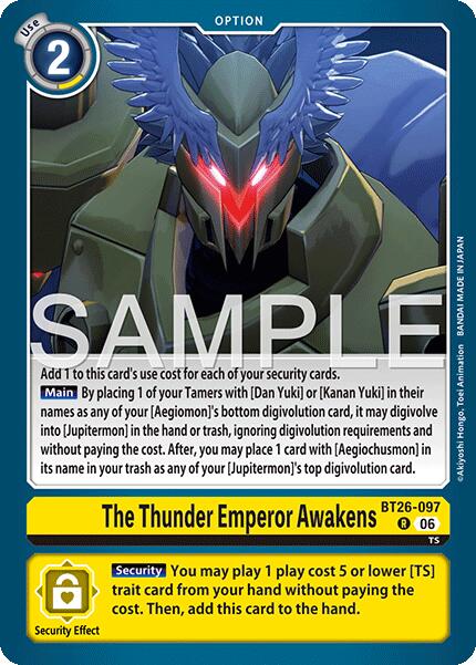 The Thunder Emperor Awakens [BT26-097] [Timeless Bonds] | The Time Vault CA