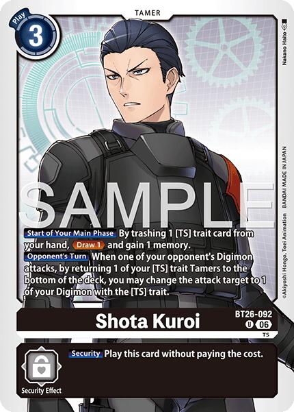 Shota Kuroi [BT26-092] [Timeless Bonds] | The Time Vault CA