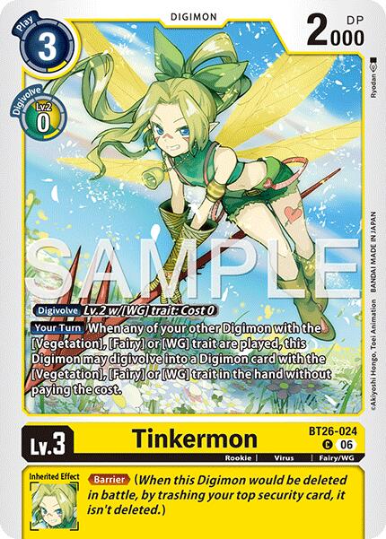 Tinkermon [BT26-024] [Timeless Bonds] | The Time Vault CA