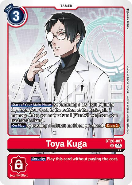 Toya Kuga [BT26-087] [Timeless Bonds] | The Time Vault CA