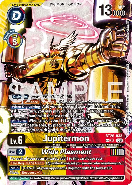 Jupitermon // Wide Plasment [BT26-033] (SP) [Timeless Bonds] | The Time Vault CA