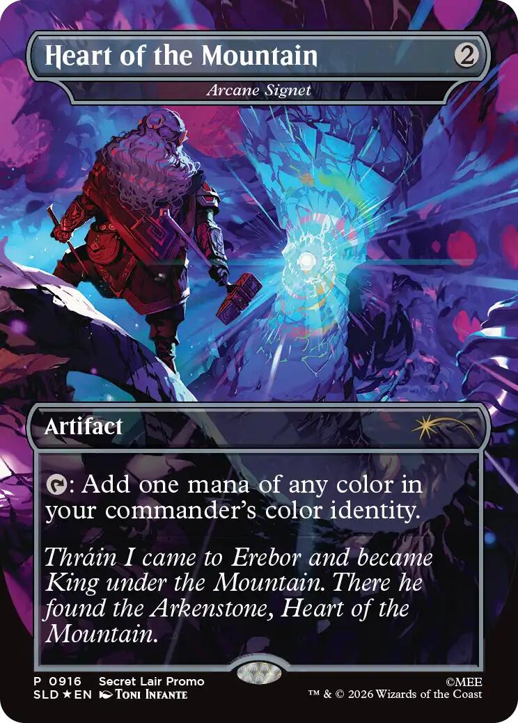 Heart of the Mountain - Arcane Signet [Secret Lair Drop Series] | The Time Vault CA