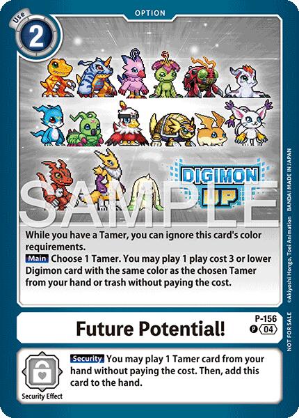 Future Potential! [P-156] (DIGIMON UP July 2026 Giveaway) [Promotional Cards] | The Time Vault CA