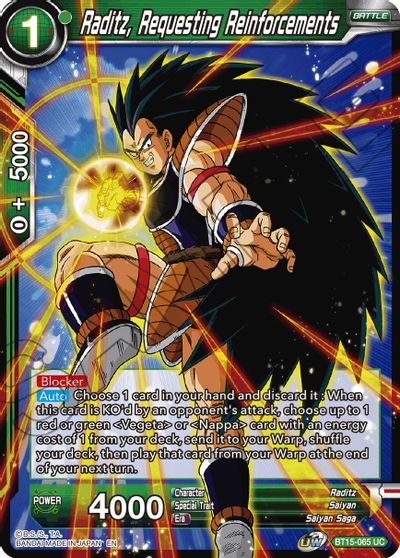 Raditz, Requesting Reinforcements (BT15-065) [Saiyan Showdown] | The Time Vault CA