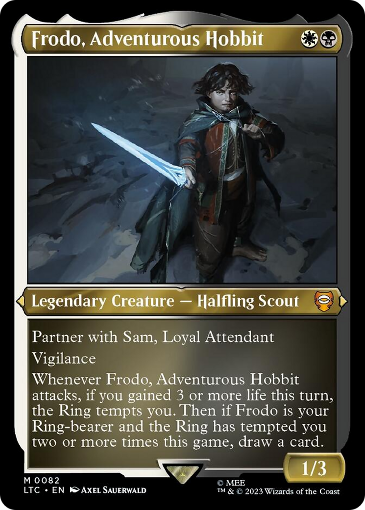 Frodo, Adventurous Hobbit (Display Commander) [The Lord of the Rings: Tales of Middle-Earth Commander] | The Time Vault CA