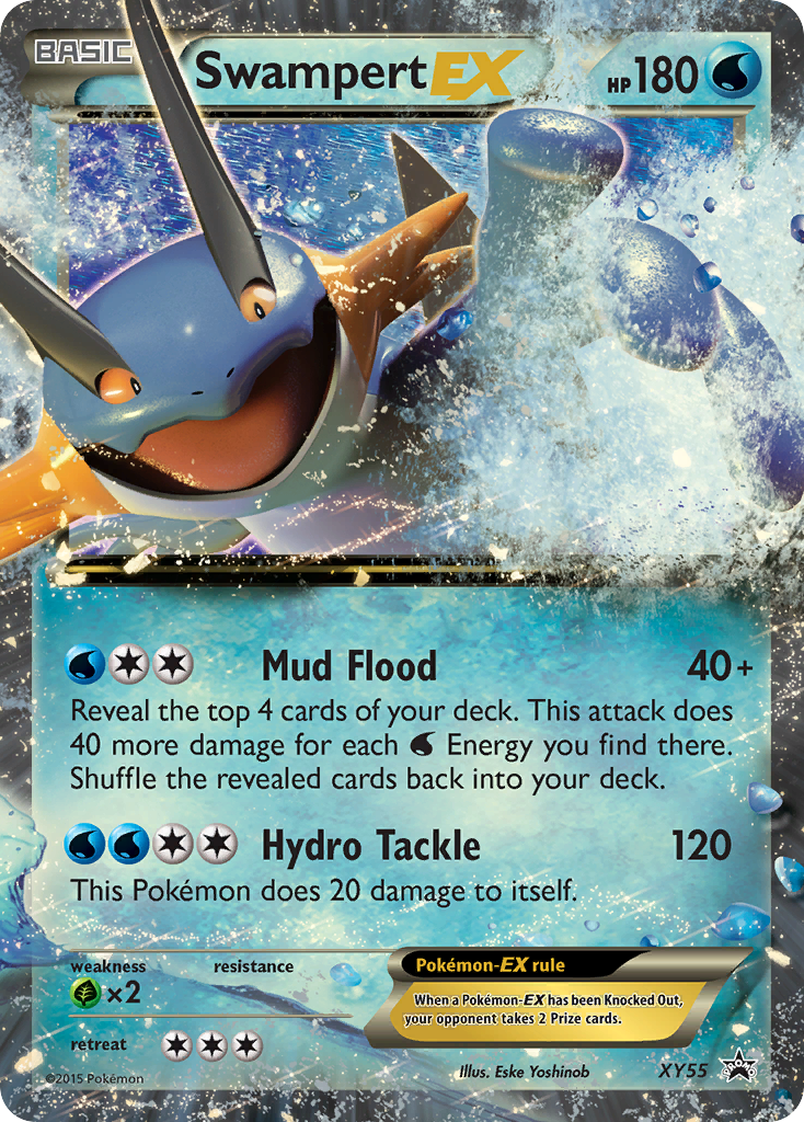 Swampert EX (XY55) [XY: Black Star Promos] | The Time Vault CA