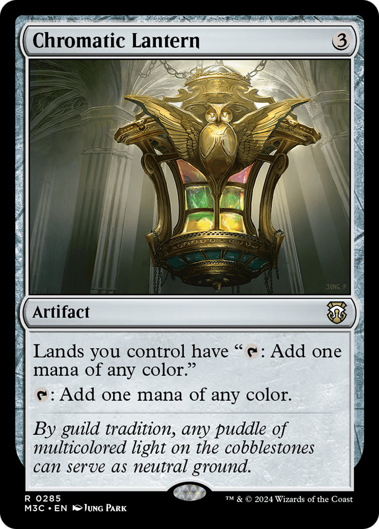 Chromatic Lantern (Ripple Foil) [Modern Horizons 3 Commander] | The Time Vault CA