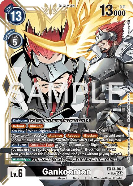 Gankoomon [EX13-061] (Alternate Art) [Chivalrous XIII] | The Time Vault CA