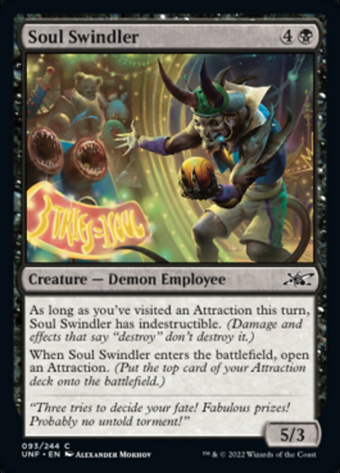 Soul Swindler [Unfinity] | The Time Vault CA