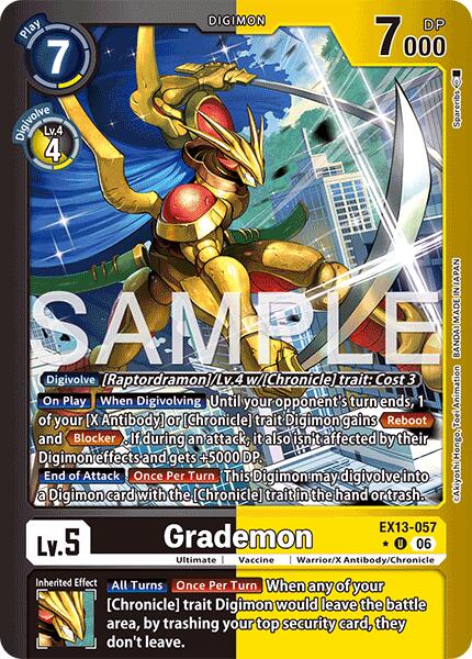 Grademon [EX13-057] (Limited Foil) [Chivalrous XIII] | The Time Vault CA