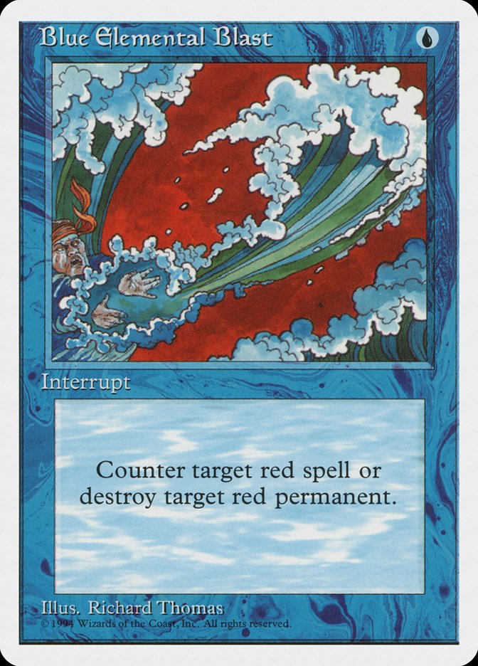 Blue Elemental Blast [Media Promos] | The Time Vault CA