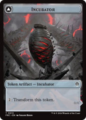 Phyrexian // Incubator Double-Sided Token [Reality Fracture Commander Tokens] | The Time Vault CA