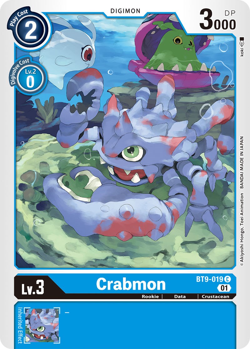 Crabmon [BT9-019] [X Record] | The Time Vault CA