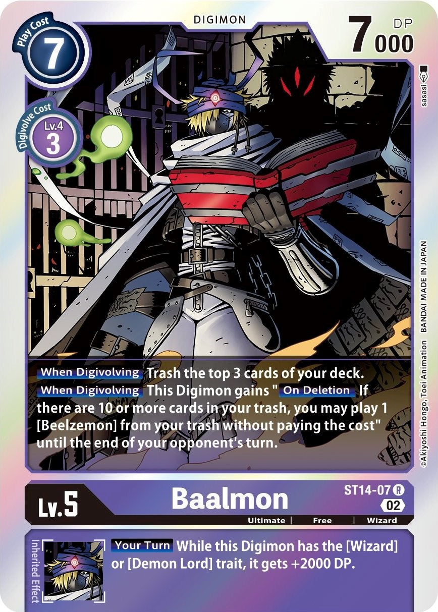 Baalmon [ST14-07] [Starter Deck: Beelzemon Advanced Deck Set] | The Time Vault CA