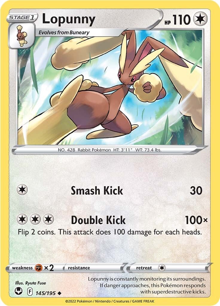 Lopunny (145/195) [Sword & Shield: Silver Tempest] | The Time Vault CA