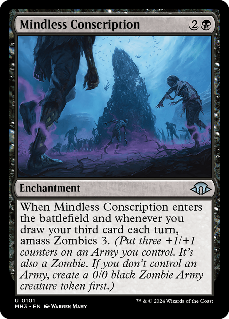 Mindless Conscription [Modern Horizons 3] | The Time Vault CA