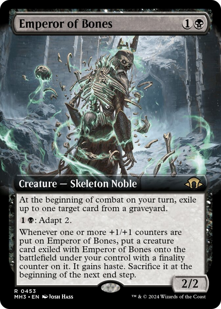 Emperor of Bones (Extended Art) [Modern Horizons 3] | The Time Vault CA