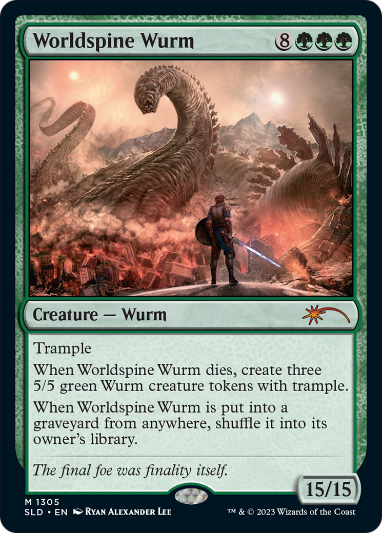 Worldspine Wurm [Secret Lair Drop Series] | The Time Vault CA