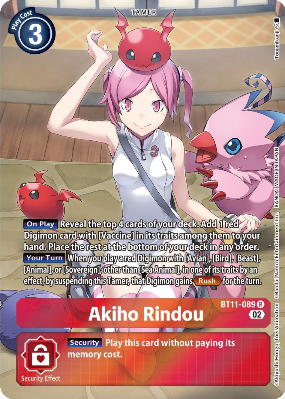 Akiho Rindou [BT11-089] (Alternate Art) [Dimensional Phase] | The Time Vault CA