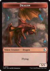 Dragon // Treasure Double-Sided Token [Reality Fracture Tokens] | The Time Vault CA