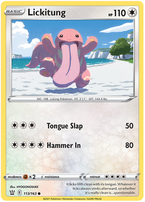 Lickitung (113/163) [Sword & Shield: Battle Styles] | The Time Vault CA