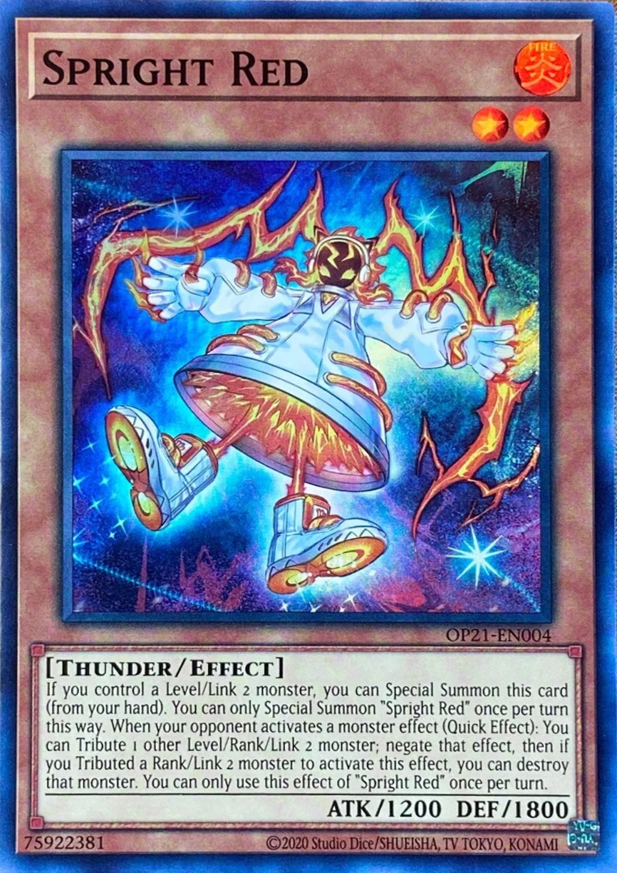 Spright Red [OP21-EN004] Super Rare | The Time Vault CA