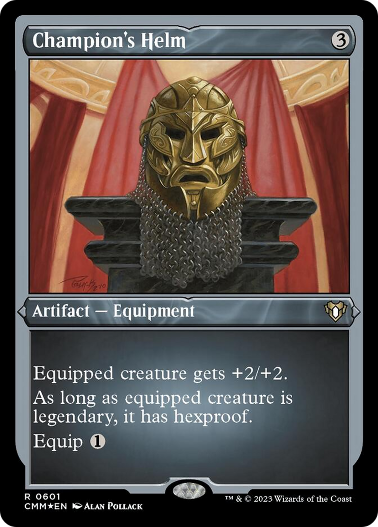 Champion's Helm (Foil Etched) [Commander Masters] | The Time Vault CA