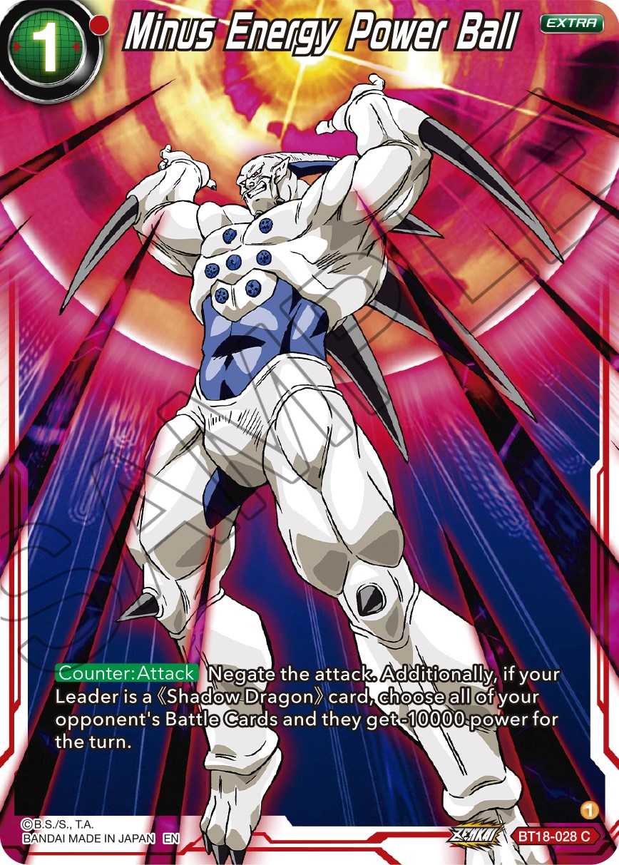 Minus Energy Power Ball (BT18-028) [Dawn of the Z-Legends] | The Time Vault CA