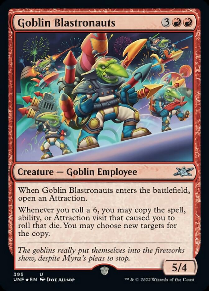 Goblin Blastronauts (Galaxy Foil) [Unfinity] | The Time Vault CA