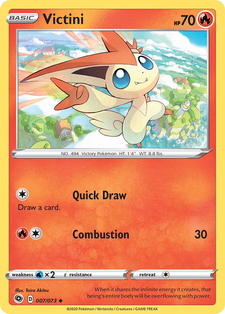 Victini (007/073) [Sword & Shield: Champion's Path] | The Time Vault CA