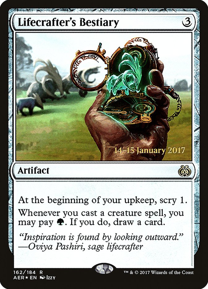 Lifecrafter's Bestiary [Aether Revolt Prerelease Promos] | The Time Vault CA