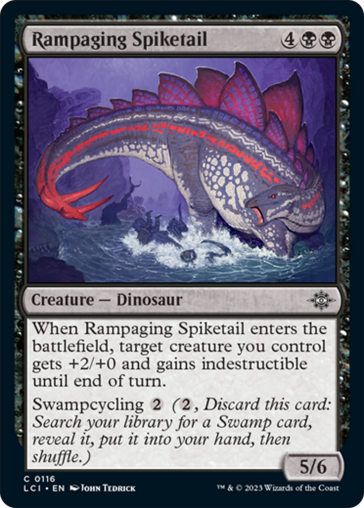 Rampaging Spiketail [The Lost Caverns of Ixalan] | The Time Vault CA