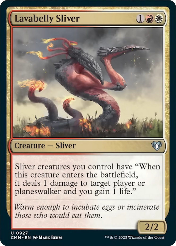 Lavabelly Sliver [Commander Masters] | The Time Vault CA