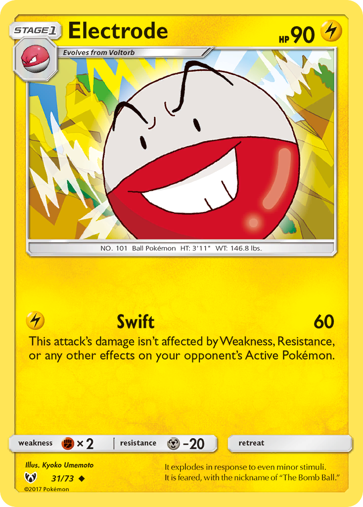 Electrode (31/73) [Sun & Moon: Shining Legends] | The Time Vault CA