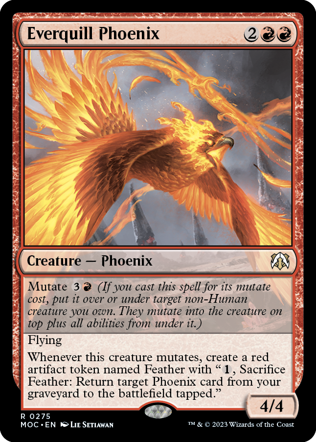 Everquill Phoenix [March of the Machine Commander] | The Time Vault CA