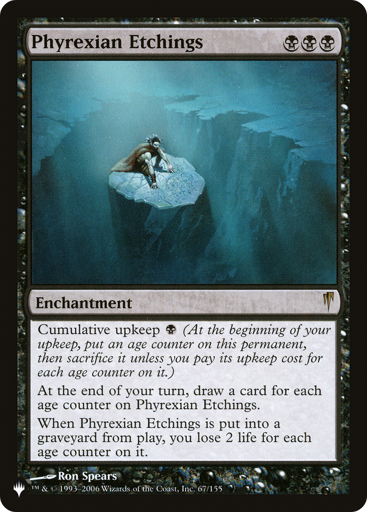 Phyrexian Etchings [The List] | The Time Vault CA