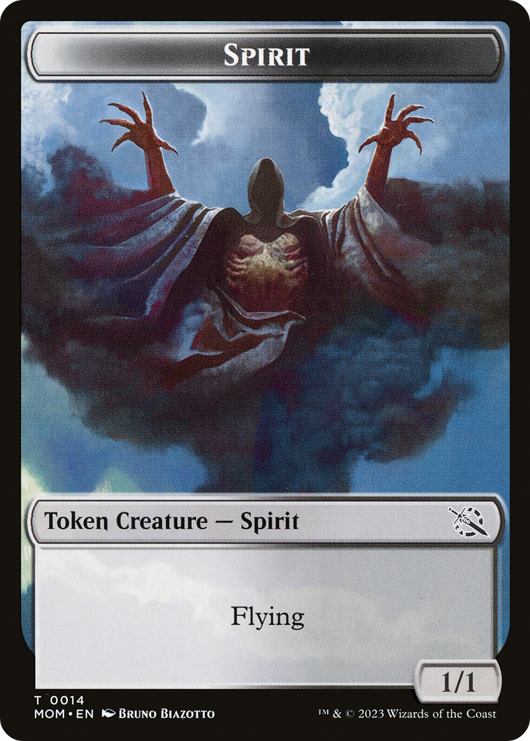 Phyrexian Myr // Spirit (14) Double-Sided Token [March of the Machine Tokens] | The Time Vault CA