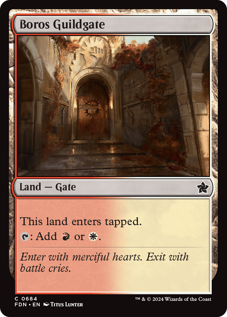 Boros Guildgate [Foundations] | The Time Vault CA