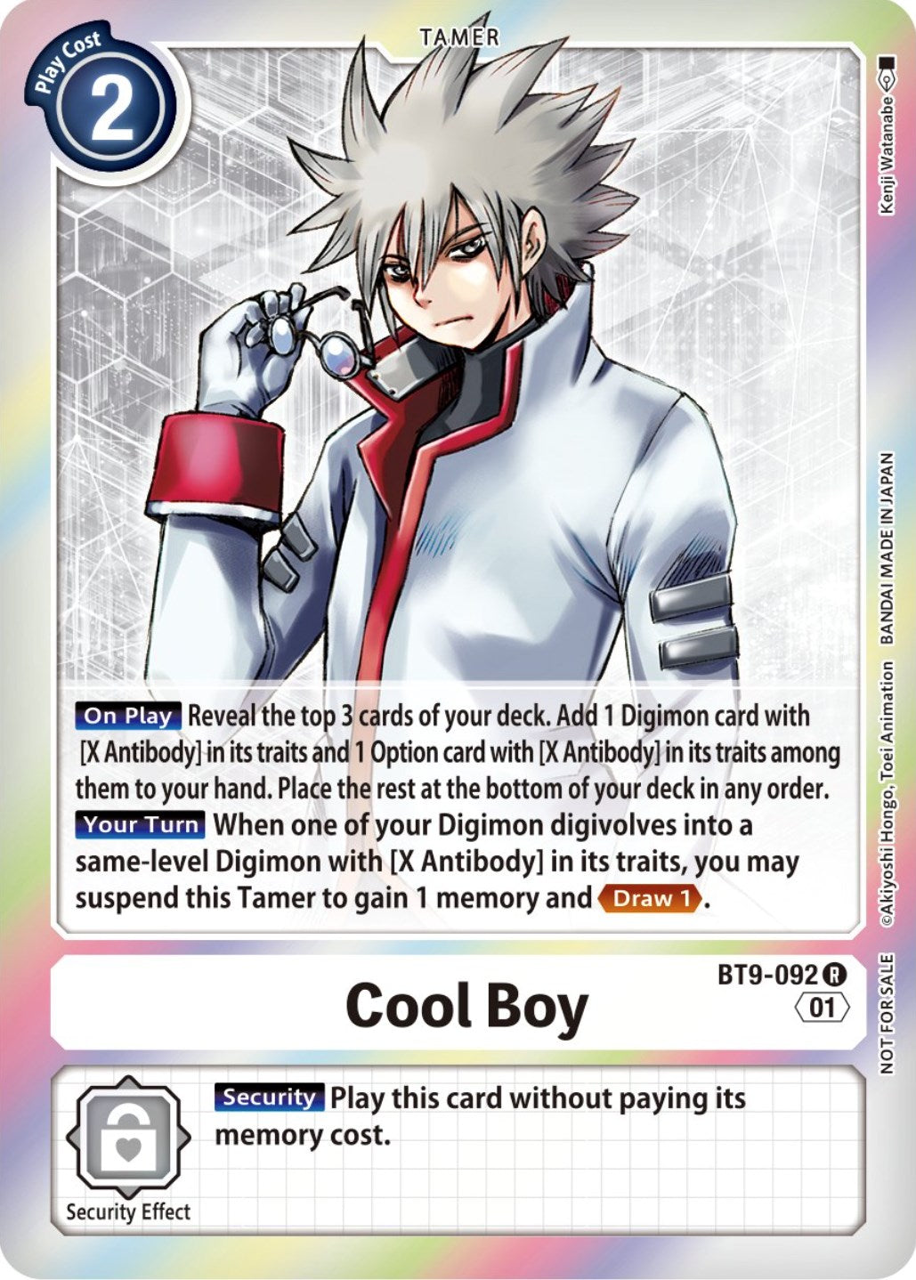 Cool Boy [BT9-092] (Event Pack 4) [X Record Promos] | The Time Vault CA