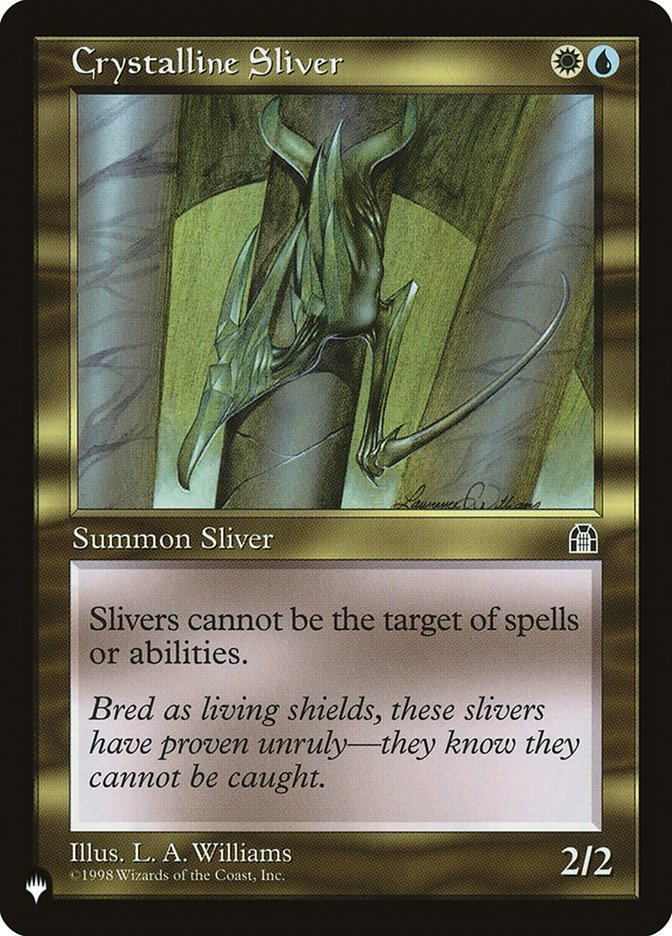 Crystalline Sliver [The List] | The Time Vault CA