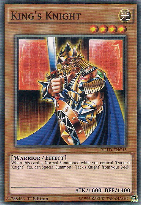 King's Knight [YGLD-ENC15] Common | The Time Vault CA