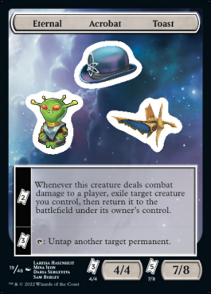 Eternal Acrobat Toast [Unfinity Stickers] | The Time Vault CA