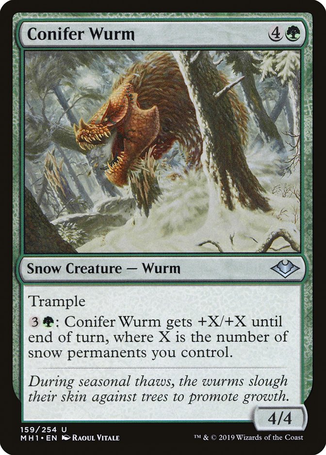 Conifer Wurm [Modern Horizons] | The Time Vault CA