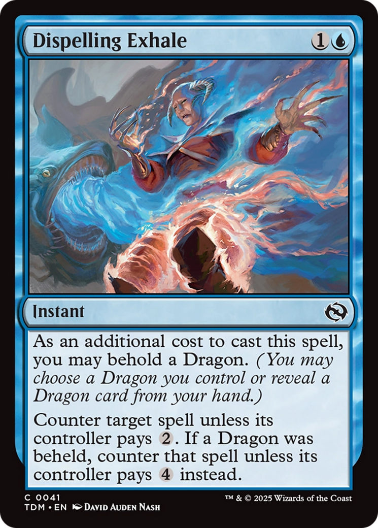 Dispelling Exhale [Tarkir: Dragonstorm] | The Time Vault CA
