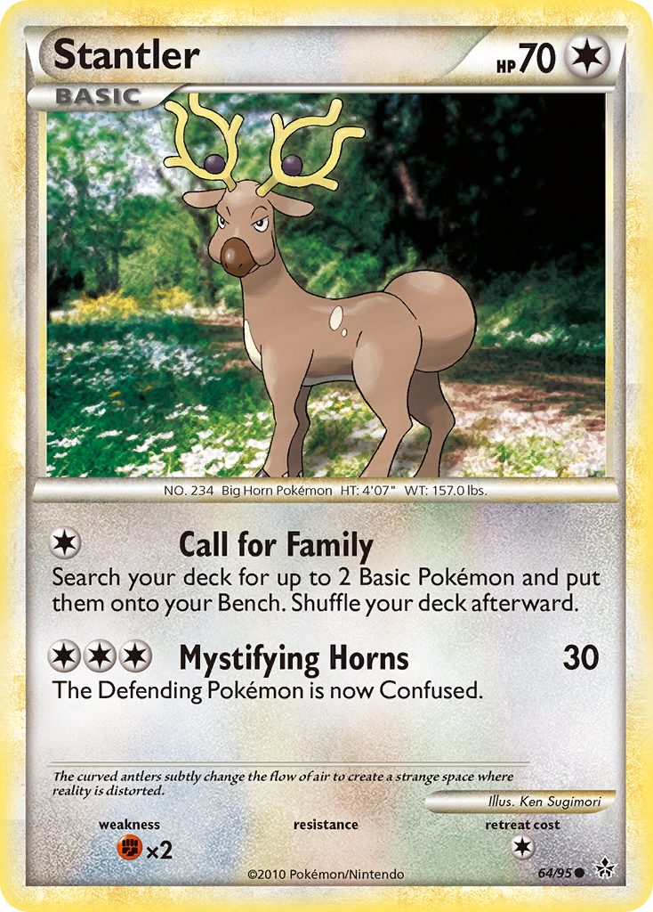 Stantler (64/95) [HeartGold & SoulSilver: Unleashed] | The Time Vault CA