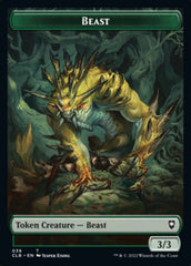 Satyr // Beast Double-Sided Token [Commander Legends: Battle for Baldur's Gate Tokens] | The Time Vault CA