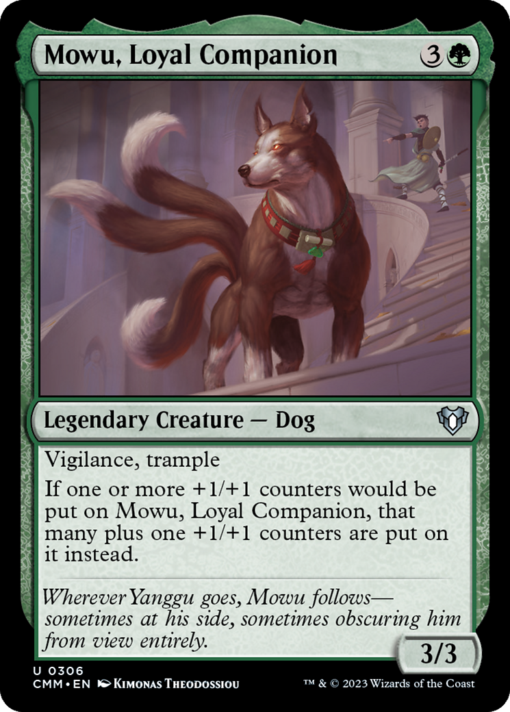 Mowu, Loyal Companion [Commander Masters] | The Time Vault CA