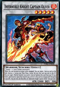 Infernoble Knight Captain Oliver [PHRA-EN038] Super Rare | The Time Vault CA