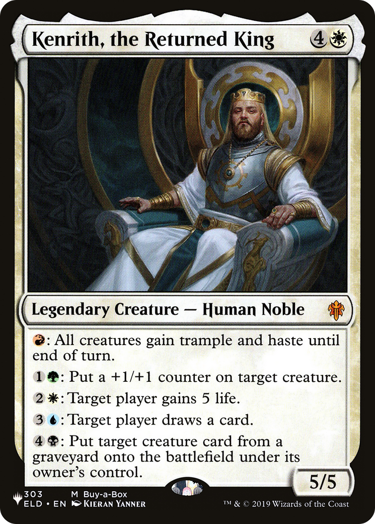 Kenrith, the Returned King [The List] | The Time Vault CA