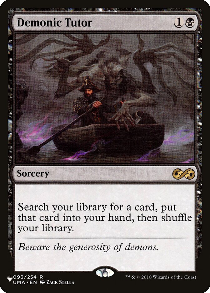 Demonic Tutor [The List] | The Time Vault CA